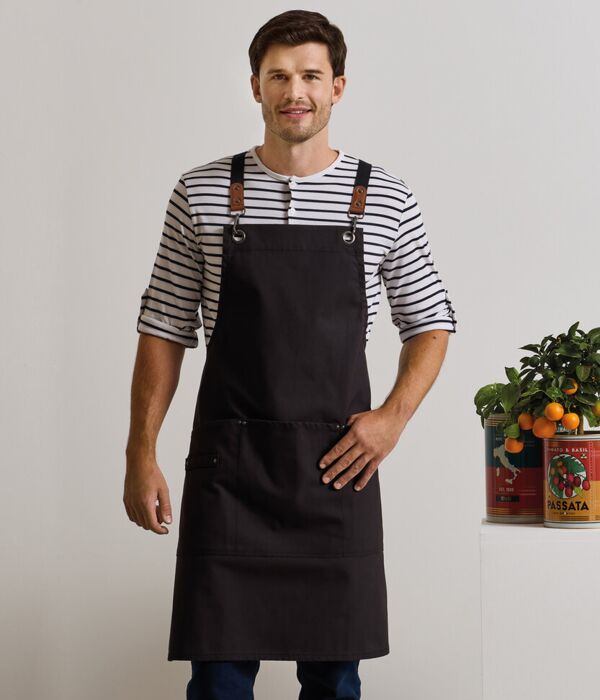 Clip ‘n’ Clasp cross-back bib apron Thumbnail
