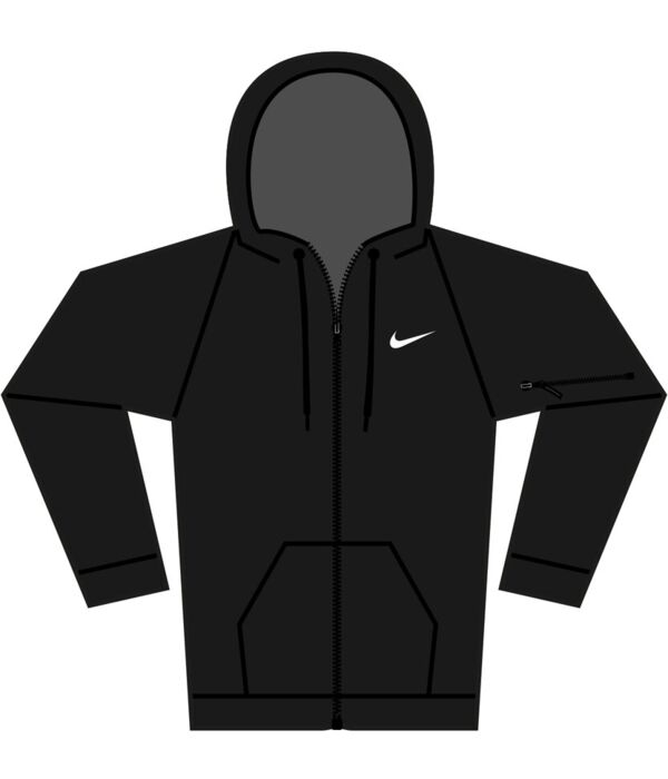 Nike men’s full-zip fitness hoodie Thumbnail