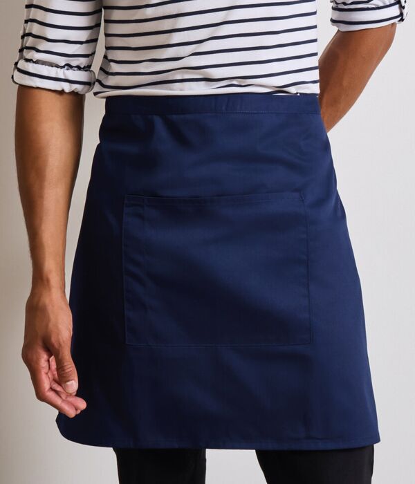 ‘Colours collection’ mid-length pocket apron Thumbnail